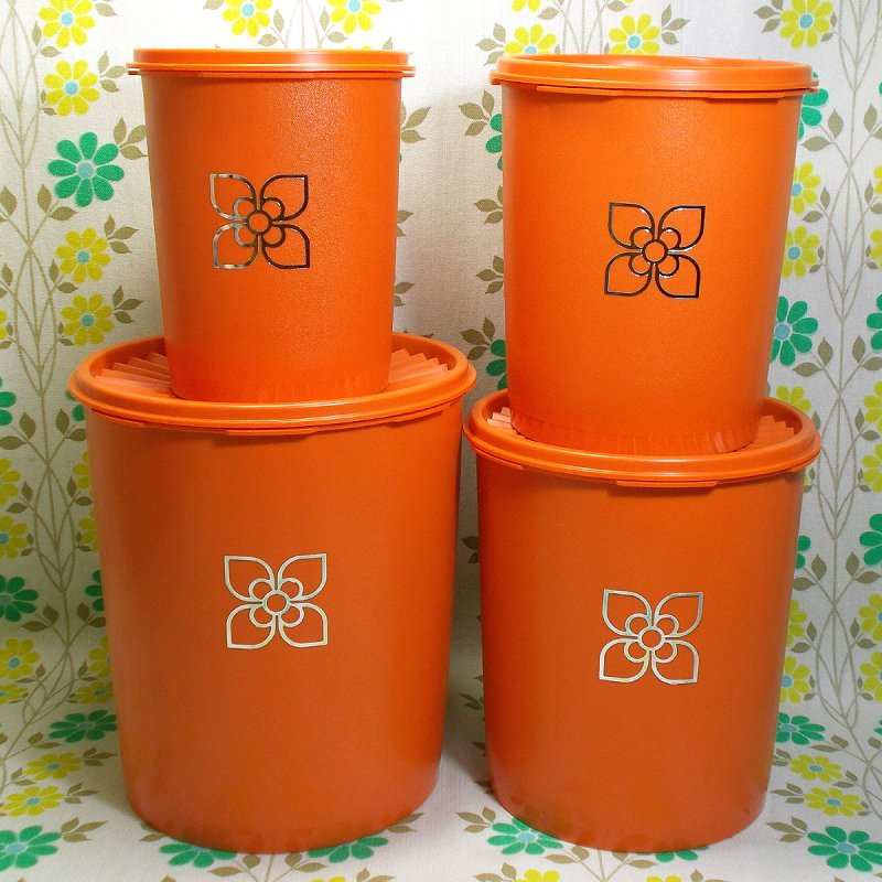 タッパーウェア デコレーター オレンジ - 保存容器・ケース