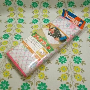 レトロポップ 花柄 ポータブルプレスマット