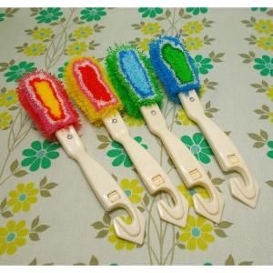 レトロポップ 靴用たわし 花くつ洗い