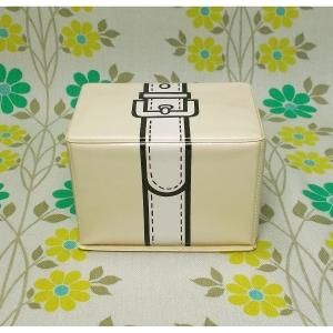 昭和レトロファンシー 内藤ルネ ベルト柄 小箱