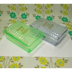 レトロプラスチック ミリオン バターケース ナイフ付き