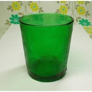 フランスビンテージ アルコロック シエラ タンブラーグラス グリーン