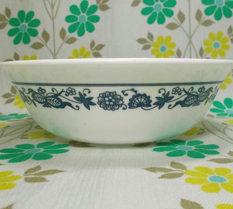 USAビンテージ Corelle ブルーオニオン サラダボウル(中