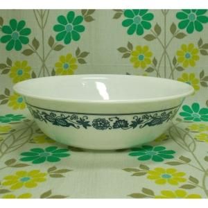 USAビンテージ Corelle ブルーオニオン サラダボウル(中)