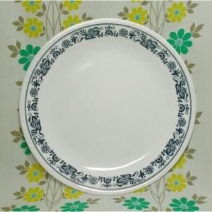 USAビンテージ Corelle ブルーオニオン ディナープレート φ25cm