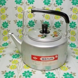 レトロポップ アルミ製 ケトル 3.2L 花柄