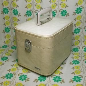 昭和レトロ 取っ手付き メイクボックス A