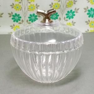 レトロプラスチック ボンボンケース中 クリア