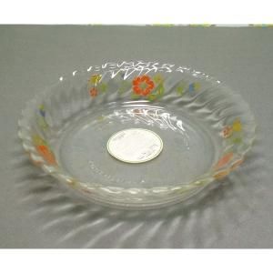 レトロポップ COOK MAMMY 花柄 深皿 耐熱ガラス皿