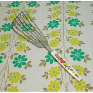 レトロポップ 蝶と薔薇柄 フライ返し