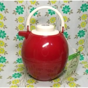 レトロポップ 魔法瓶ポット おてまえ 1.0L 赤
