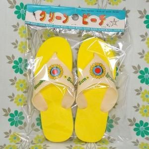 レトロポップ ビーチサンダル ひまわり
