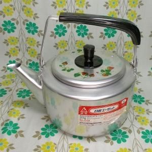 レトロポップ アルミ製 ケトル 3.4L イチゴ柄