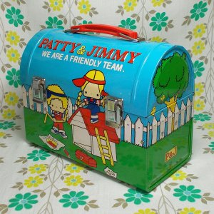 レトロファンシー サンリオ パティー＆ジミー トランク缶