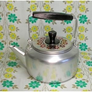 レトロポップ アルミ製 ケトル 2.0L 花柄