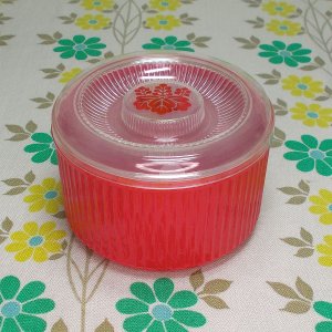 レトロプラスチック 英傑ポット 2重蓋付き ピンク