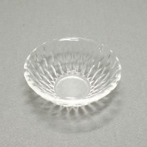 レトロポップ プレスガラス ダイヤ柄 豆皿