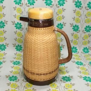 昭和レトロ タイガー魔法瓶 籐ポット 1.0L