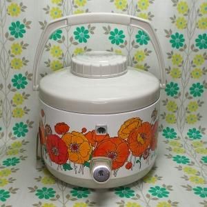 レトロポップ ポピー花柄 ウォータージャグ 5.0L