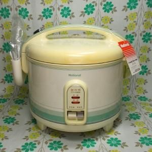 レトロ ナショナル 電子ジャー炊飯器 1.5L パステルグリーン
