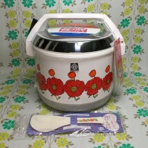 レトロポップ タイガー 電子ジャー 「炊きたて」 2.8L ハイビスカス花柄