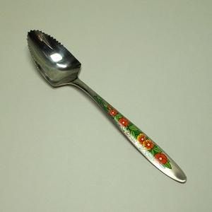 レトロポップ 花柄 グレープフルーツスプーン