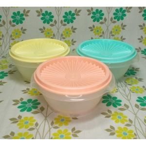 オールドタッパーウェア ミニポピーセット 3P