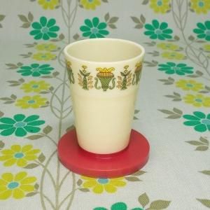 レトロプラスチック レトロ柄 姫フォーク立て