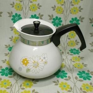 パイロセラム 花柄 6cup ティーポット フローラルブーケ