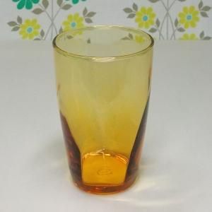 レトロモダン アンバーガラス 内モールグラス
