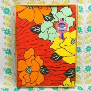 レトロポップ 花柄 こたつ布団カバー
