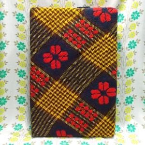 レトロポップ こたつ布団カバー 花柄×格子