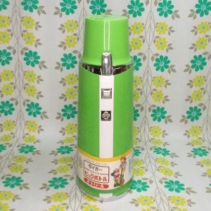 レトロポップ タイガー 魔法瓶 水筒 ピックボトル オートリール 緑
