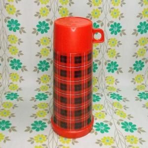 レトロポップ タイガー 魔法瓶 水筒 ピックサーモス チェック柄