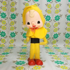 レトロポップ 黄色い服の小人 ポーズ人形