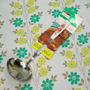 レトロポップ 椿花柄 お玉 スープレードル