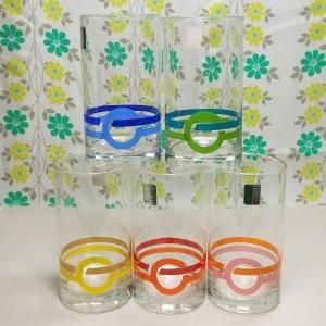 レトロポップ ピエールカルダン ボーダー柄 BIGタンブラーセット
