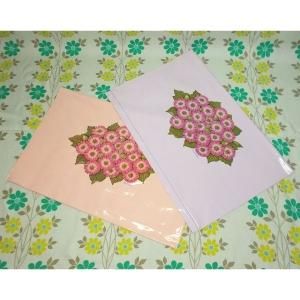 レトロポップ 資生堂 フローラル 花柄 ビニールバック 2Pセット