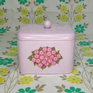 レトロポップ 資生堂 フローラルケース 花柄 パープル