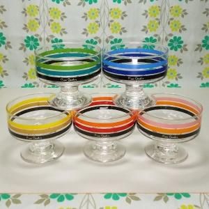 レトロポップ ピエールカルダン ボーダー柄 アイスクリームセット
