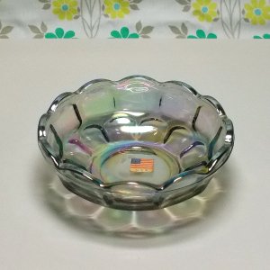 USAビンテージ FEDERAL オーロラガラス 小鉢