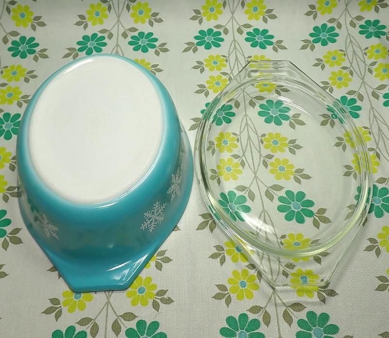 USAビンテージ オールドパイレックス オーバルキャセロール