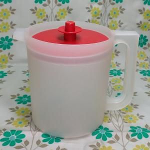 オールドタッパーウェア フタ付きピッチャー クランベリー