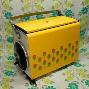 レトロポップ SHARP ポップアップトースター レトロ花柄 イエロー