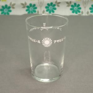 昭和レトロ ノベルティグラス 三ツ矢サイダー×アサヒビール B