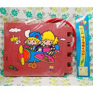 レトロファンシー 組立式 インテリアアーチボックス ゴミ箱 赤