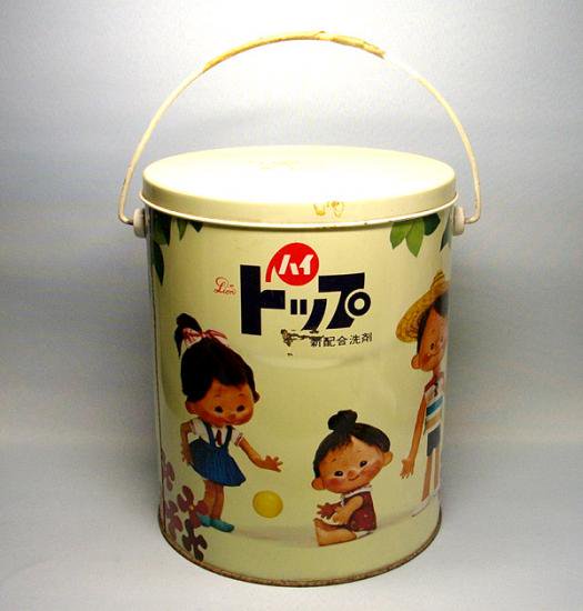 昭和レトロ ライオンハイトップ 洗剤缶（子供） - USA＆レトロ雑貨の店