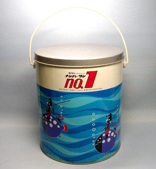 昭和レトロ モノゲンナンバーワン 洗剤缶 - USA＆レトロ雑貨の店 RERA 