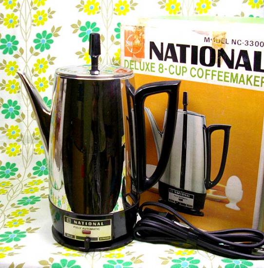レトロ ナショナル パーコレーター式自動コーヒー沸器 - USA＆レトロ