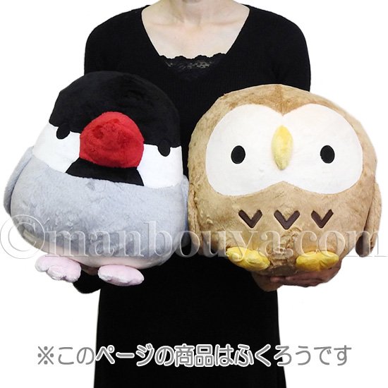 【フクロウグッズ】ぬいぐるみクッション◆A-SHOW（栄商）◆ムニュマムXL◆ふくろう30cm - 海の雑貨・水族館グッズ・動物ぬいぐるみ通販ショップ　 まんぼう屋ドットコム